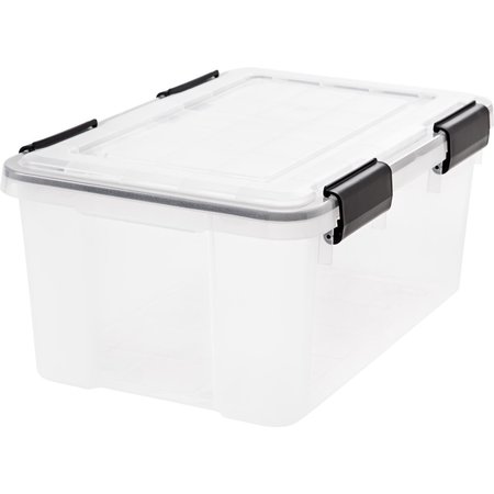 Iris Usa WEATHERTIGHT 7.88 in. H X 11.75 in. W X 17.5 in. D Stackable Storage Tote 110380